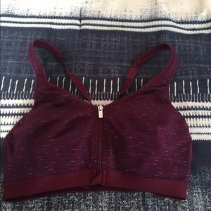 Victoria’s Secret VSX knockout front zip sport bra